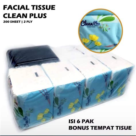 Jual Clean Plus Facial Tissue Pop Up Beruang S Free Dispenser