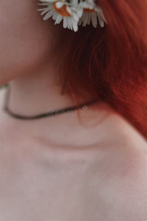 Portret Of Nude Redhead Woman In The Nature Stock Image Image Of Elegance Nude