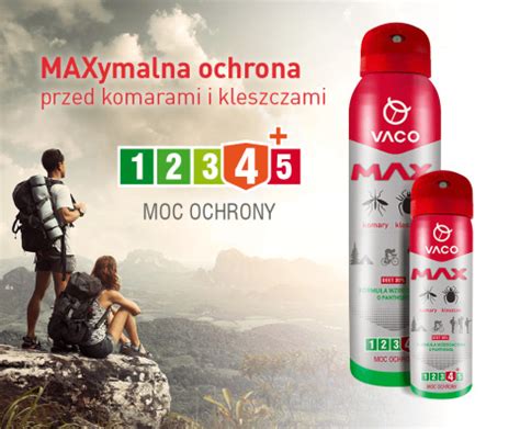 Vaco Spray Max Na Komary Kleszcze Meszki Z Panthenolem Mini Ml