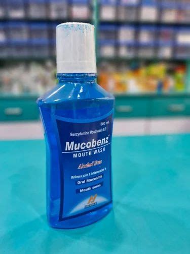 Benzydamine Mouthwash Bp Liquid Mucobenz Mouth Wash 500ml At Best Price In New Delhi