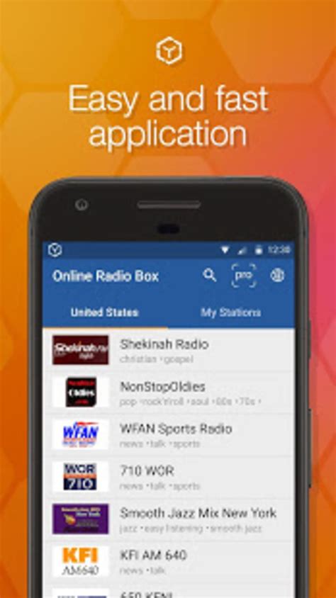 Android I In Online Radio Box Free Radio Player Ndir