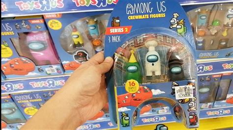 NEW Among Us Toys At Toys R Us July 2022 Among Us Crewmates Figures Toy