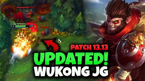 Updated Wukong Jungle Guide Patch 1313 Kingkonglol Youtube