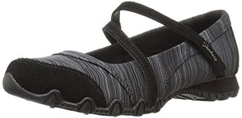 Skechers Bikers Ripples Skechers Women Black Mary Jane Flats