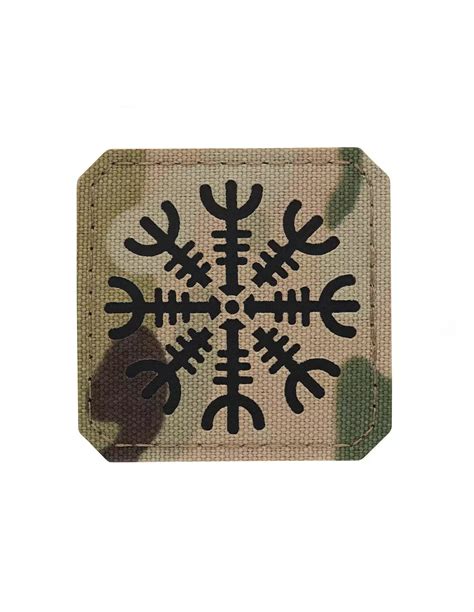 M Tac Helm Of Horror Patch Laser Cut Multicam Black