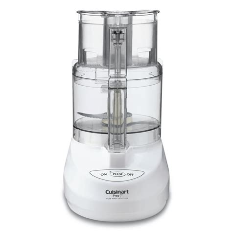 Cuisinart 7 Cup 600 Watt White 2 Blade Food Processor At