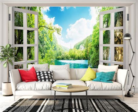 3D Landscape 1480 Wall Murals | AJ Wallpaper