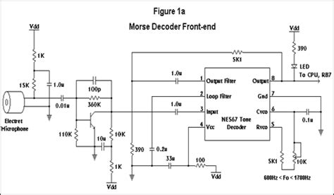 Morse Code Decoder Circuit - Using a PIC Microcontroller