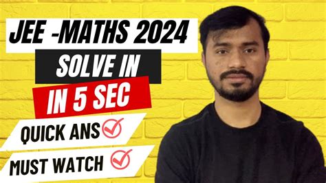 Jee Mains 2024 Guaranteed 80 In Maths If You Start Now 🔥maths 99