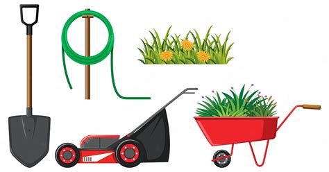 Yard Work Silhouettes Stock Clipart Royalty Free Freeimages Clip