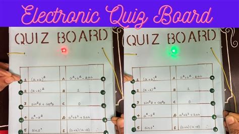 Diy Project How To Make Electronic Quiz Board At Home Cheapest