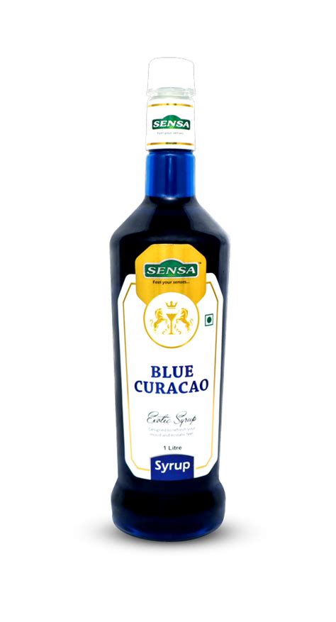 Bottle Sensa Blue Curacao Syrup Packaging Size 1000 Ml Liquid At Rs