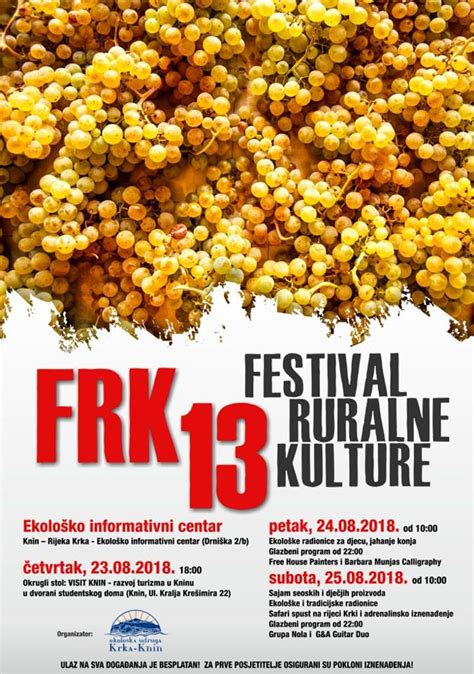 Ekološka udruga Krka Knin Festival Ruralne Kulture FRK