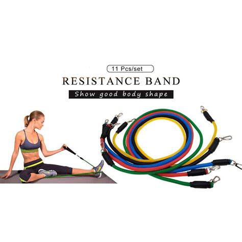 Jual Tali Stretching Resistance Band Pilates Yoga Pcs Shopee Indonesia