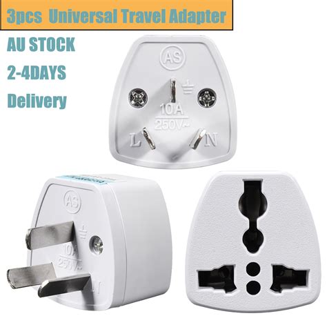 New Universal Travel Adapter International UK USA EU To AU Australian