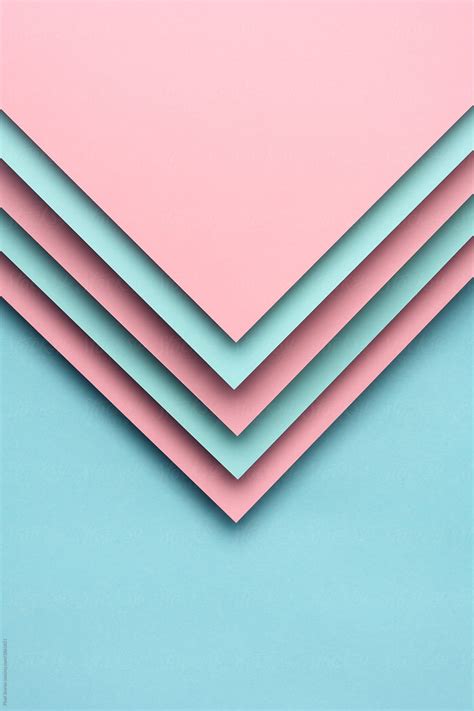 Pink And Blue Paper Background By Stocksy Contributor Pixel Stories