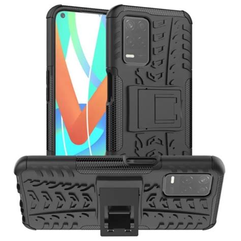 Odolný Obal Na Realme Narzo 30 5g Armor Case 2v1 Motiv Černá