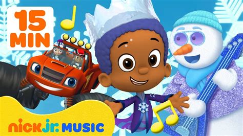 Songs About Snow W Bubble Guppies Blaze And More ☃️ 15 Minutes Nick Jr Music Youtube