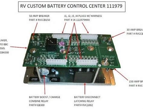 Rv Customs F73 1044 12v Battery Control Center Rv Parts Express Specialty Rv Parts Retailer