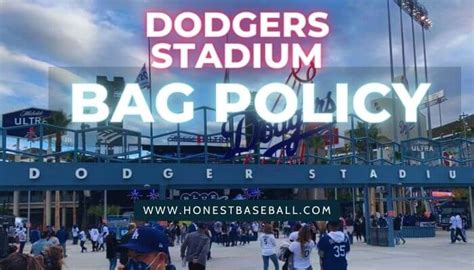 Dodger Stadium Bag Policy Update 2023 Honest Baseball