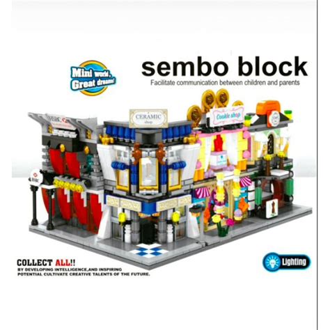 Sembo Block Lego Compatible SD6540 SD6543 4 Design Building Block With