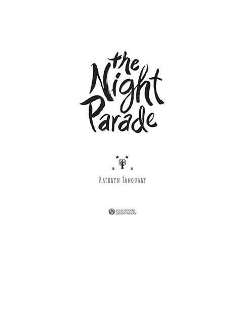 The Night Parade By Kathryn Tanquary