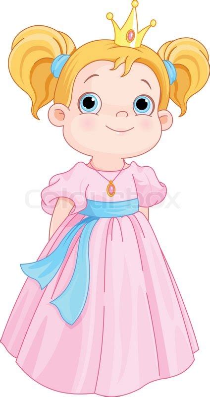 Illustration Of Beautiful Princess Stock Vector Colourbox