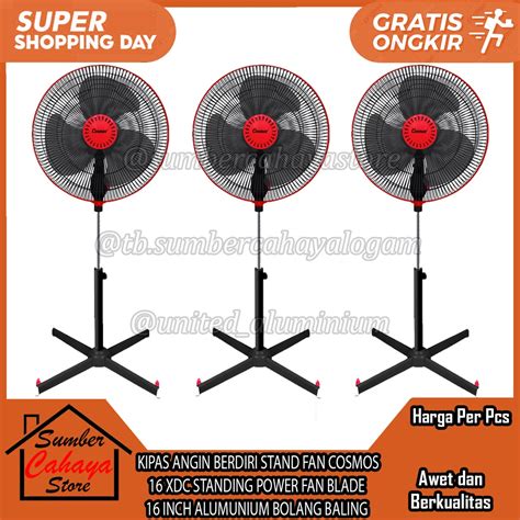 Jual Kipas Angin Berdiri Stand Fan Cosmos Xdc Standing Power Fan