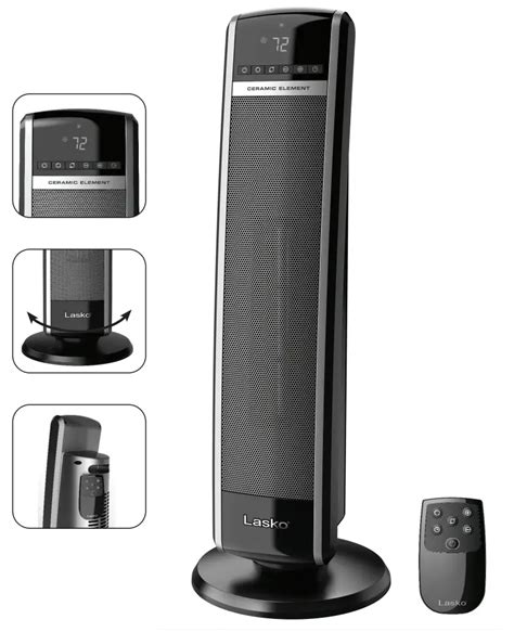 Lasko Ct C Digital Ceramic Tower Heater With Remote Control