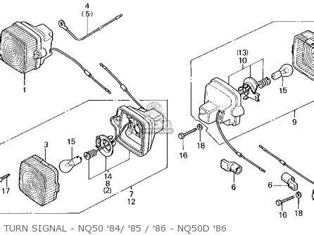 Honda Nq Spree G Usa Parts Lists And Schematics