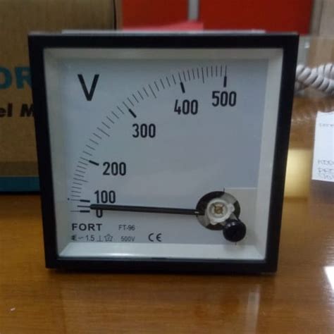 Jual Voltmeter Volt Meter Analog 96X96 500V 300V Fort Ft 96V 0