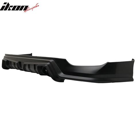 Honda Civic Sedan Mg Style Rear Diffuser With Led And Exhaust