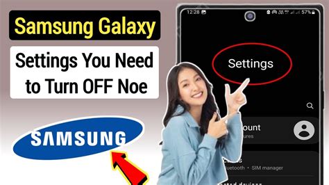 How To Samsung Galaxy Settings You Need To Turn Off Now Youtube