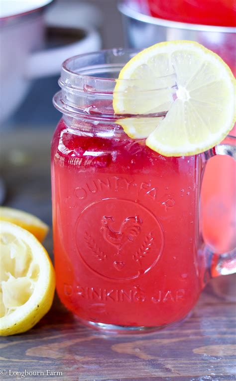 Quick And Easy Raspberry Lemonade • Longbourn Farm