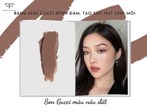 Son Gucci 105 Susan Nude Nâu Đất Siêu Hot Đáng Rinh Về