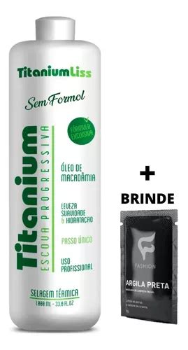 Progressiva Semi Definitiva Selagem Titanium Liss Sem Formol Frete Gr Tis