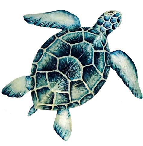 Blue Capiz Sea Turtle Wall Plaque Wilford Lee Home Accents