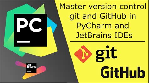 How To Use Git And Github With Pycharm And Any Other Intellij Ide Youtube