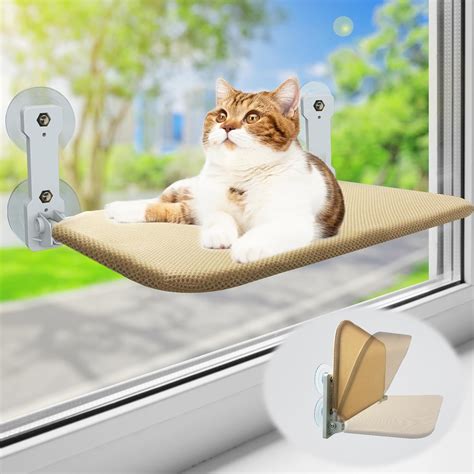 Percha Plegable Para Ventana De Gato Hamaca Inal Mbrica Para Ventana