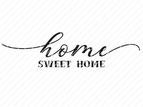 Home sweet home SVG – Origin SVG Art