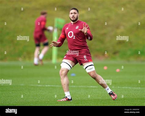 England's Ethan Roots during a training session at Honda England Rugby ...