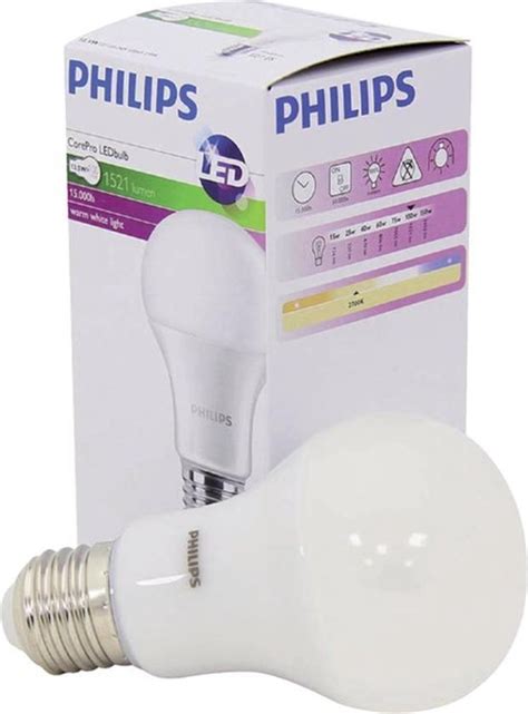 Ledlamp Philips Corepro Ledbulb E W W Lumen Bol