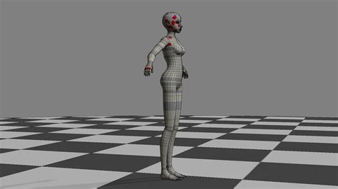 Female Body Topology 3d Model Cgtrader