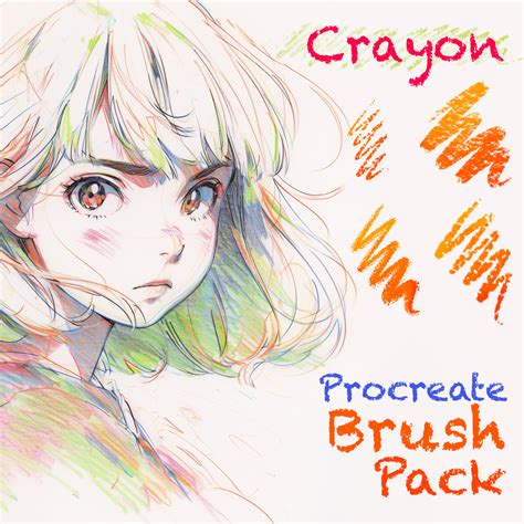 Free Crayon Brush Pack For Procreate Librium