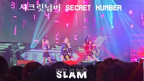 Fancam Hd Kpop Secret Number Slam Youtube