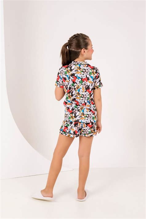 PIJAMA INFANTIL FEMININO AMERICANO SUED 741 TURMA M Império Lingerie