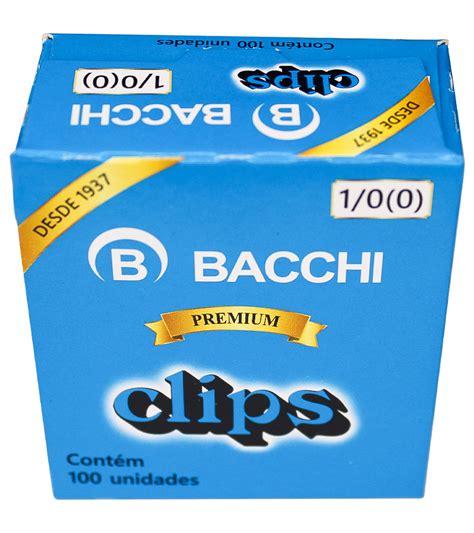 Clips Bacchi Galvanizado N 1 0 0 C 100 Unidades