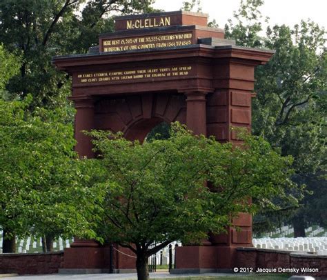 Arlington National Cemetery The Mcclellan Gate Arlington National