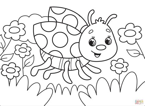 Ladybugs Coloring Pages