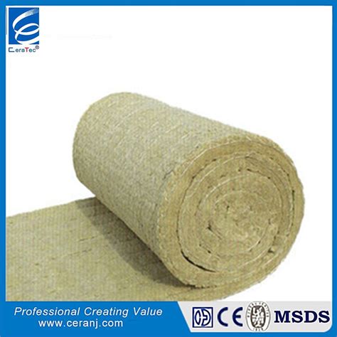 Rockwool Blanket Insulation And Fire Proof Wire Mesh Rock Wool Blanket